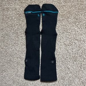 Used Stance Feel 360 Performance Basketball Crew Socks Black Men Size Large 9-13
